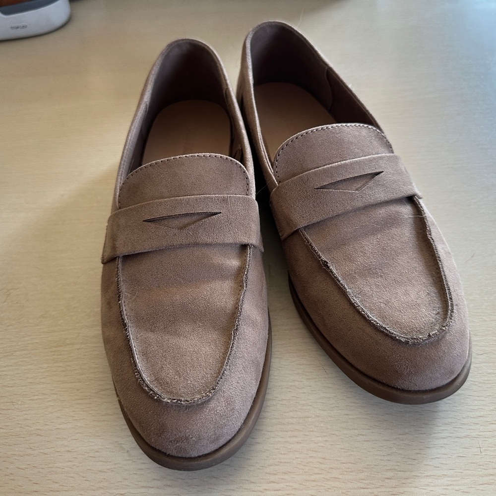 Old Navy Tan Suede Loafers